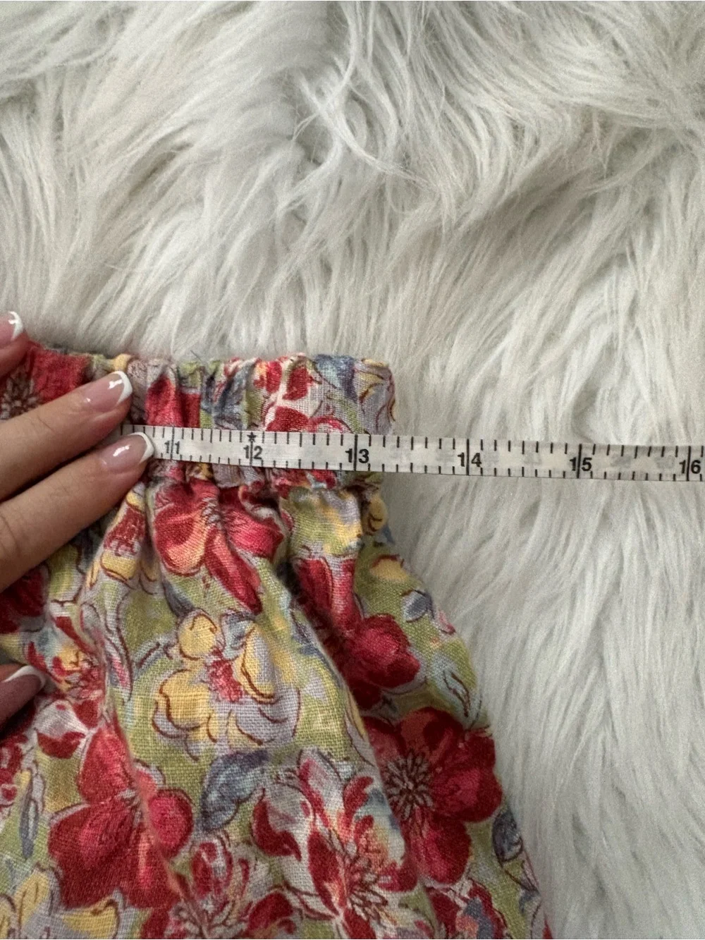 Flax Lithuania Linen Cottagecore Floral Maxi Skirt